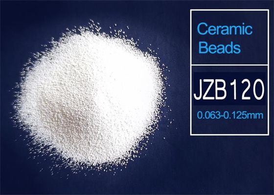 JZB60 JZB120 JZB205 خرز سيراميك وسائط السفع الرملي لمعالجة سطح المعدن