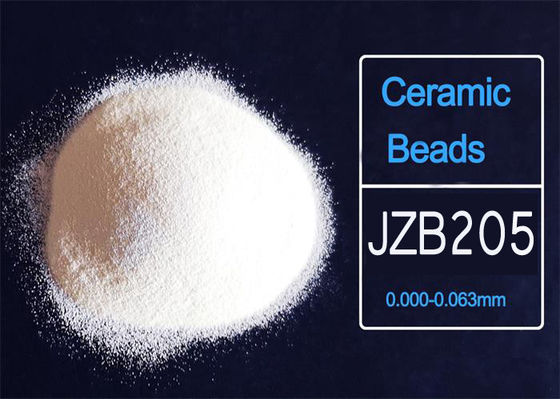 JZB60 JZB120 JZB205 خرز سيراميك وسائط السفع الرملي لمعالجة سطح المعدن