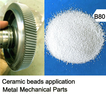 B80 سطح المعدن السيراميك وسائل التفجير للأجزاء الميكانيكية