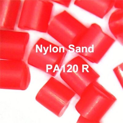 أحمر أبيض مادة البولي أميد PA30 نايلون الرمال البلاستيكية نسف الوسائط PA30 PA40 PA20 Deburring