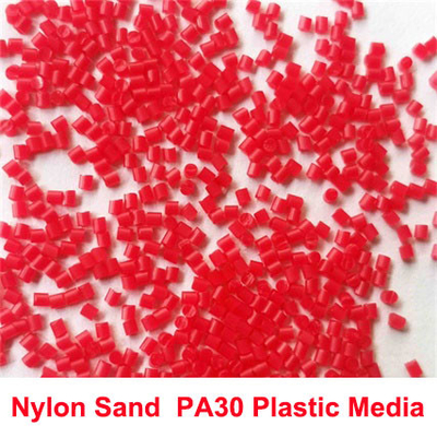 مكافحة ساكنة مادة البولي أميد PA30 نايلون الرمال البلاستيك نسف وسائل الإعلام الراتنج ديبورنغ