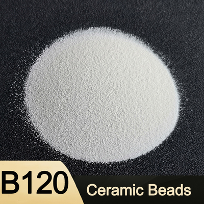 الرملي ZrO2 60-65٪ خرز سيراميك مقاس B120 ، B150 ، B170 مواد نفخ سيراميك