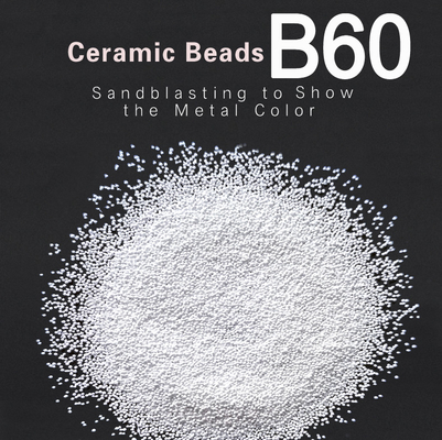 حبات سيراميك زركونيا تفجير B60 سهولة التنظيف بعد السفع الرملي