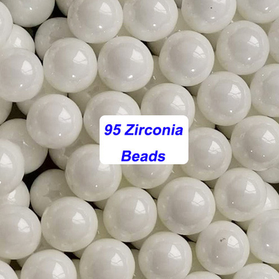 TZP 95 كرات أكسيد زركونيا المستقرة من الإيتريوم 0.6 - 0.8 ملم 0.9 - 1.1 ملم