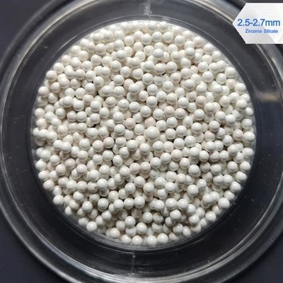 1.8 - 2.0mm / 2.0 - 2.2mm كرات السيراميك زركونيا ، 1.1KN كرات طحن السيراميك