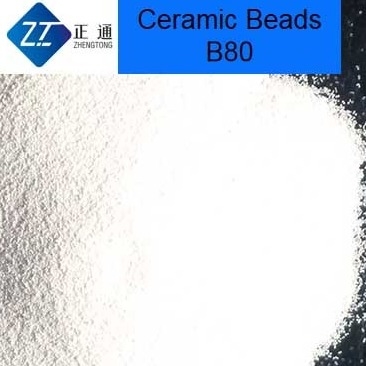 No Silicosis Zirconia Ceramic Blasting Media Zirconium Sand B80 / B100