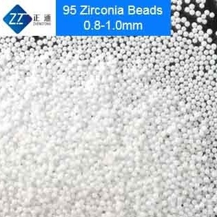 95 اليتريوم مستقر حبات الزركونيا 1.6-1.8mm وسائل طحن لملمع المجوهرات أو الزخرفة