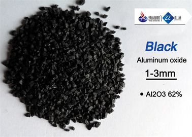 متعدد الحجم أسود الألومنيوم أكسيد الحصباء التفجير صلابة عالية متعدد الاستخدام