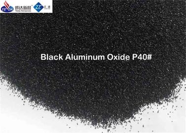 إنهاء أكسيد الألومنيوم الأسود الاصطناعية P40 / P60 / P80 / P120 لصنع الأحزمة الرملية