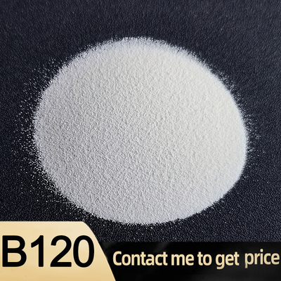 مواد نسف من خرز السيراميك لتشطيب الأسطح المعدنية B120 مقاس 63-125 ميكرومتر