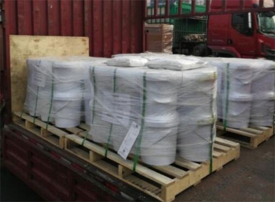 B30 Ceramic beads packed in 25kgs  barrels and pallet for blasting application