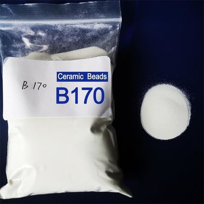 B170 Size 0.045-0.090mm Ceramic Blasting Media For Alu Cases Sandblast Finishing