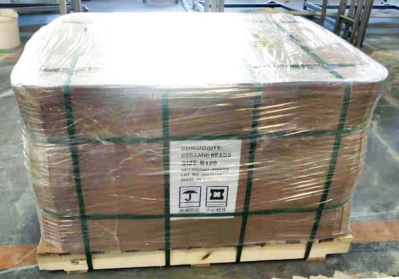 Ceramic Media Blasting Materials , Fused Abrasive Blasting Media 700HV Hardness
